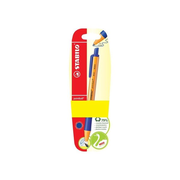 STABILO pointball - stylo-bille - bleu