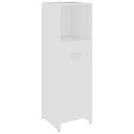 vidaXL Ensemble de meubles de salle de bain 4 Pièces Blanc