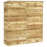 vidaXL Abri à outils de jardin 163x50x171 cm Bois de pin solide