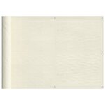 vidaXL Écran de balcon crème 75x1000 cm 100  polyester oxford