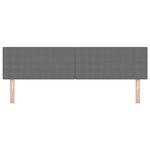 Tête de lit vidaXL Design Simple Gris Clair 180 cm Tissu Corduroy
