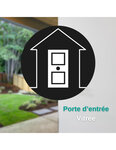 THIRARD - Verrou double entrée Corvette pour porte d'entrée  cylindre 45mm  acier  3 clés  époxy bronze