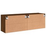 vidaXL Meubles TV muraux 2 Pièces chêne marron 60x30x41 cm