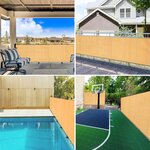 vidaXL Filet brise-vue sable 1 5x10 m PEHD 75 g/m²