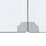vidaXL Tableau blanc magnétique pliable 150x80x1 7 cm aluminium