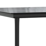 vidaXL Ensemble à manger de jardin et coussins 9 Pièces marron poly rotin