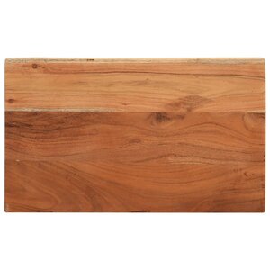 vidaXL Dessus de table 50x30x2 5 cm rectangulaire bois massif d'acacia