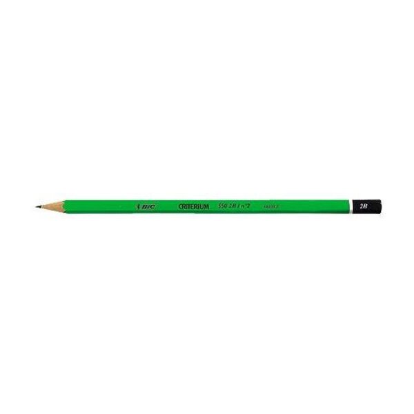 Crayon papier graphite Hexagonal CRITERIUM 550 Mine 2B BIC