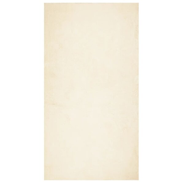 vidaXL Tapis HUARTE à poils courts doux et lavable crème 60x110 cm