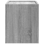 vidaXL Tables de chevet murales 2 Pièces sonoma gris 45x30x35 cm