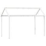 vidaXL Lit haut sans matelas blanc 90x200 cm bois de pin massif