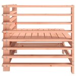 vidaXL Canapés d'angle de jardin 2 Pièces bois massif douglas