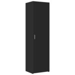 vidaXL Buffet haut noir 50x42 5x185 cm bois d'ingénierie