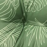 vidaXL Coussins de palette lot de 2 motif de feuilles tissu Oxford