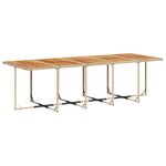 vidaXL Ensemble à manger de jardin et coussins 13 Pièces beige