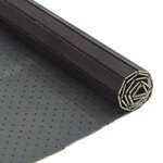 vidaXL Tapis rectangulaire marron foncé 70x500 cm bambou
