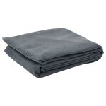 vidaXL Tapis de sol de camping gris clair 2 5x2 m