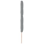 vidaXL Lampe de Tête LED Grise 90 cm en Tissu