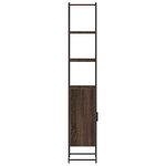 vidaXL Armoire de bain chêne marron 33x33x185 5 cm bois d'ingénierie