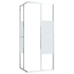vidaXL Cabine de douche ESG 80x70x180 cm