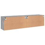 vidaXL Meubles TV muraux 2 Pièces gris béton 80x30x41 cm