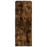 vidaXL Armoire à chaussures chêne fumé 52x37 5x100cm bois d'ingénierie