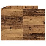 vidaXL Lit de jour avec tiroirs Bois ancien Bois d'ingénierie 90 x 200 cm