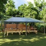 vidaXL Tente de réception professionnelle 4x6 m Vert 90 g/m²