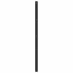 vidaXL Tête de lit métal noir 90 cm