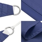 vidaXL Voile de parasol tissu oxford triangulaire 4x5x6 4 m bleu
