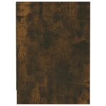 vidaXL Meuble TV Chêne fumé 102x37 5x52 5 cm Bois d'ingénierie