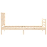 vidaXL Cadre de lit sans matelas 90x200 cm bois de pin massif