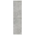 vidaXL Garde-robe Gris béton 100x50x200 cm Bois d'ingénierie