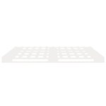 vidaXL Cadre de lit sans matelas blanc 120x200 cm bois de pin massif