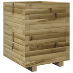 vidaXL Jardinière 40x40x49 5 cm bois de pin imprégné