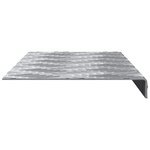 vidaXL Marches d'Escalier Aluminium - Paquet de 15  Antidérapant  60x18 cm