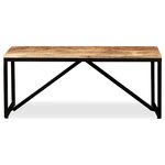 vidaXL Banc 110 x 35 x 45 cm Bois de manguier massif