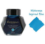 Waterman encre pour stylo plume  couleur bleu inspiration  flacon 50 ml