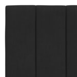 vidaXL Cadre de lit sans matelas noir 80x200 cm velours