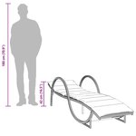 vidaXL Chaises longues lot de 2 avec table marron résine tressée