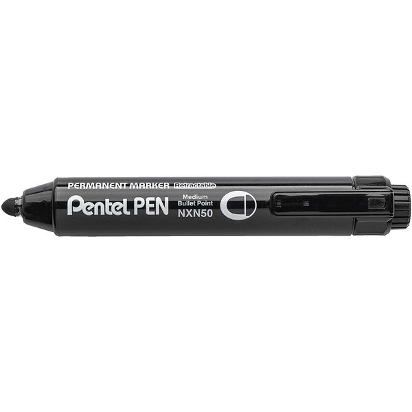 Marqueur permanent NXN50 rétractable, noir PENTEL