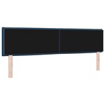 Tête de lit design lignes vidaXL bleue 180 cm en tissu
