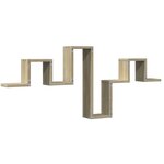vidaXL Étagère murale chêne sonoma 104 5x10x43 cm bois d'ingénierie