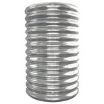 vidaXL Lit surélevé de jardin Acier enduit de poudre Argenté
