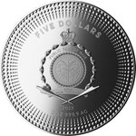 Pièce de monnaie en Argent 5 Dollars g 62.2 (2 oz) Millésime 2023 Continents MOUNT EVEREST
