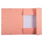 Chemise À Élastiques Carte Lustrée 400g/m2 Aquarel - A4 - Corail - X 25 - Exacompta