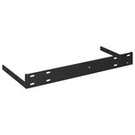vidaXL Étagères murales flottantes 4 Pièces noir 40x23x3 8 cm MDF