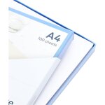 Boite de 200 Etiquettes Universelles A5 210 x 148 mm 2 par page Blanc RILLPRINT