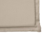 vidaXL Coussins de siège de jardin lot de 2 taupe 45x45x2 cm carré