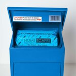 Boîte à colis moyenne 1 porte Bleu à accès frontal Acier galvanisé SMART PARCEL BOX®